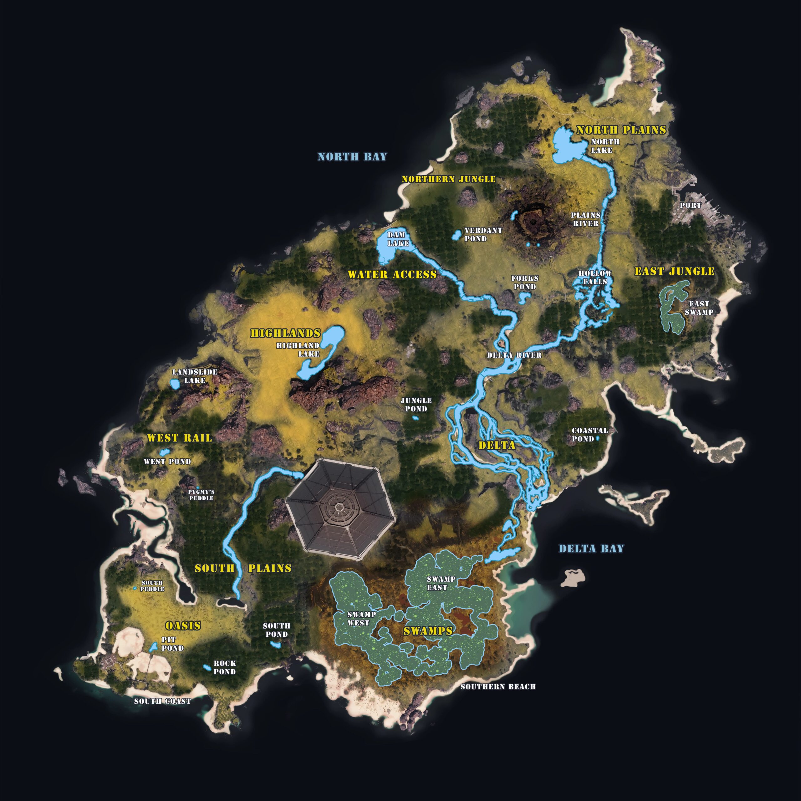 Carte Jurassic Isle RP