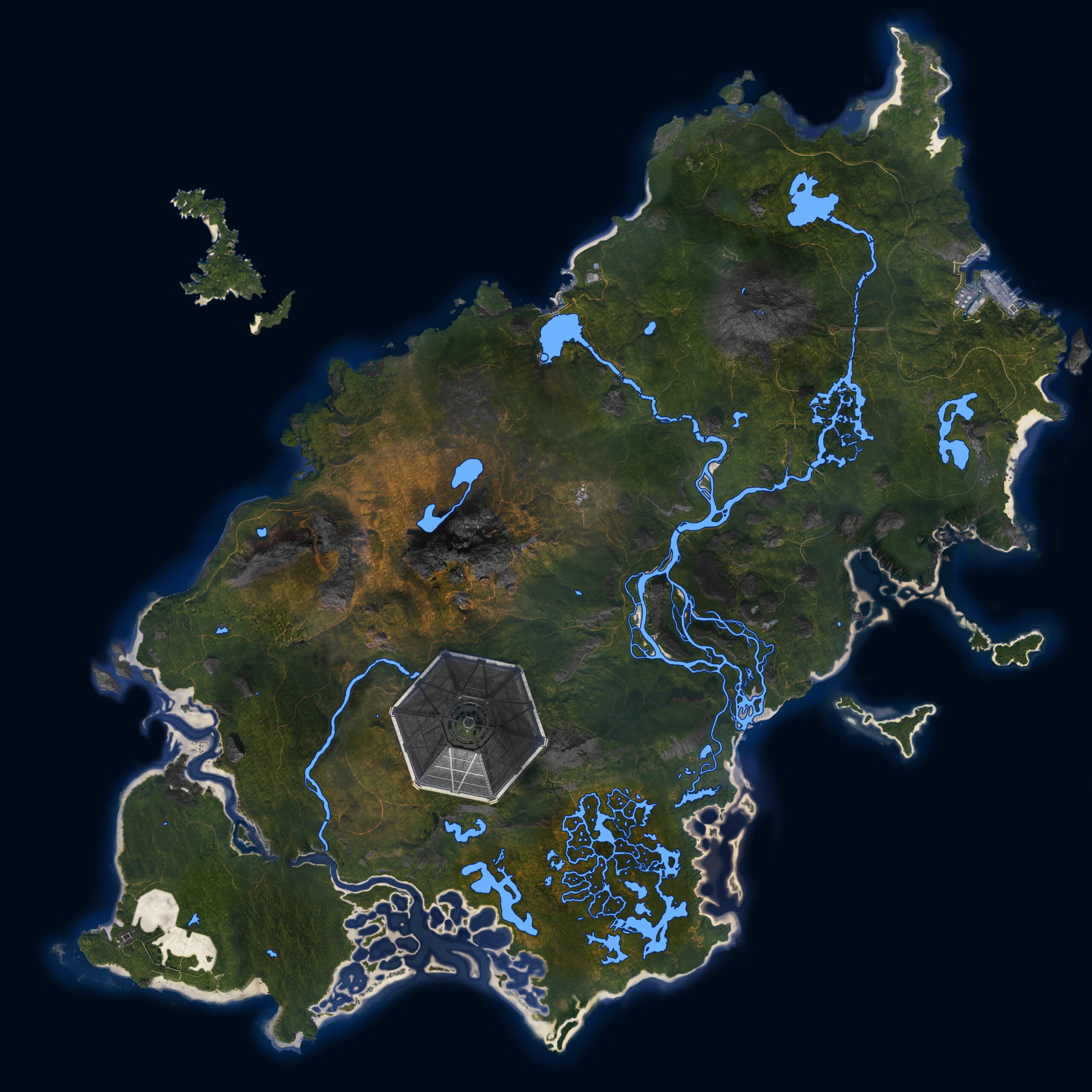Carte Jurassic Isle RP